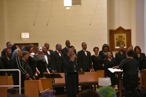 The Choir performing
